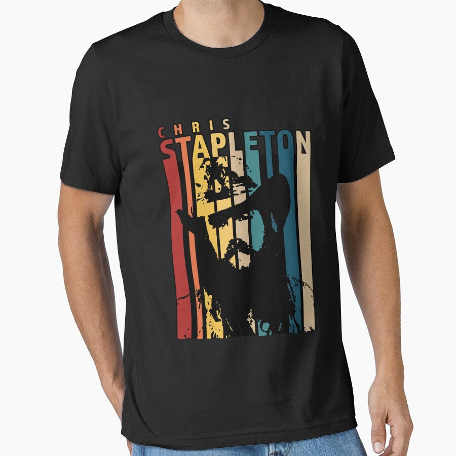 Chris Stapleton Retro Vintage T-Shirt by jadonz
