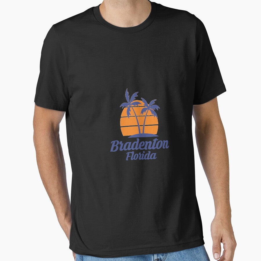 Bradenton Beach Florida FL City State Tourist Long Sleeve T-Shirt by beckergree
