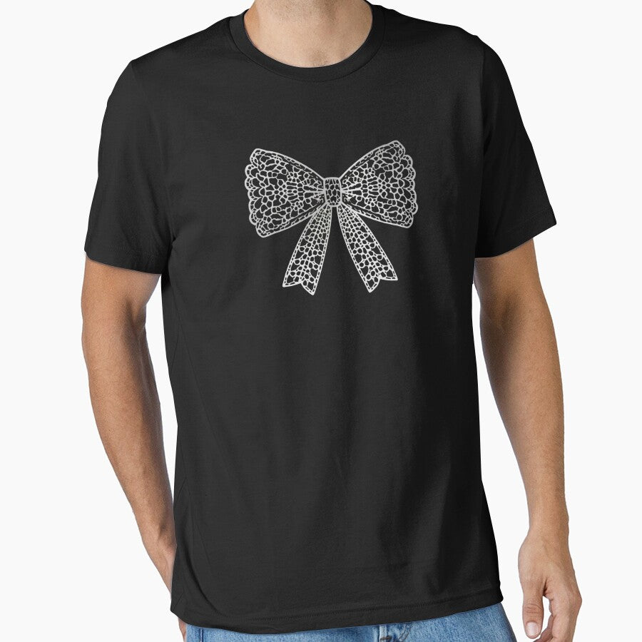 White floral lace bow by uunaa