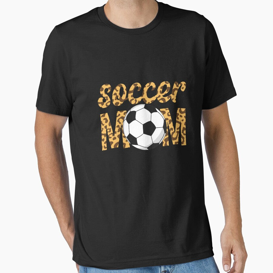 Soccer Mom Mother's Day Youth Leopard Print Soccer Mom Gear by DynamicDesign
