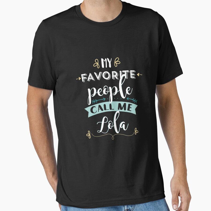 My Favorite People Call Me Lola Women Long Sleeve Shirt Gift by hinettiker