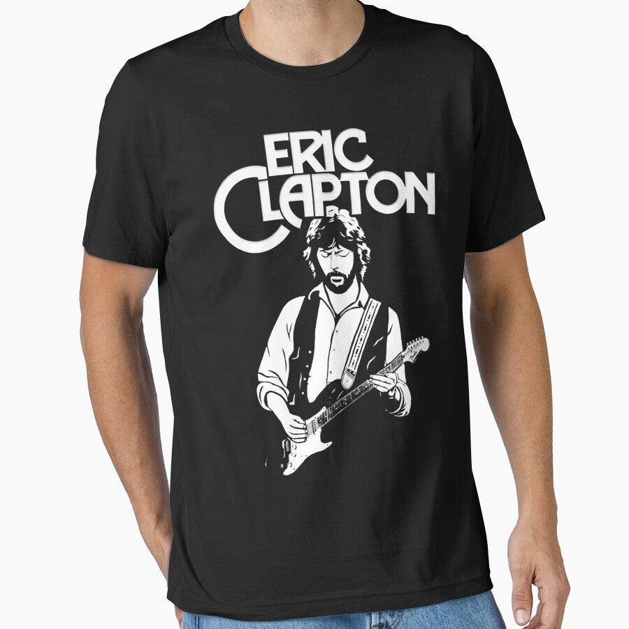 Eric Clapton (Retro Logo) Classic T-Shirt by lillie0misabel
