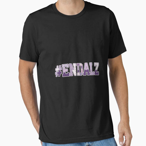 #Endalz Patchwork Style Alzheimer Awareness Purple Long Sleeve by mjohnson9