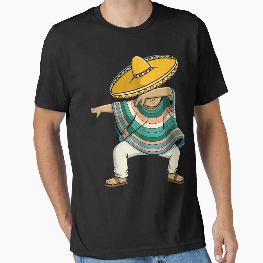 Dabbing Mexican Poncho Cinco de Mayo by tearbytea