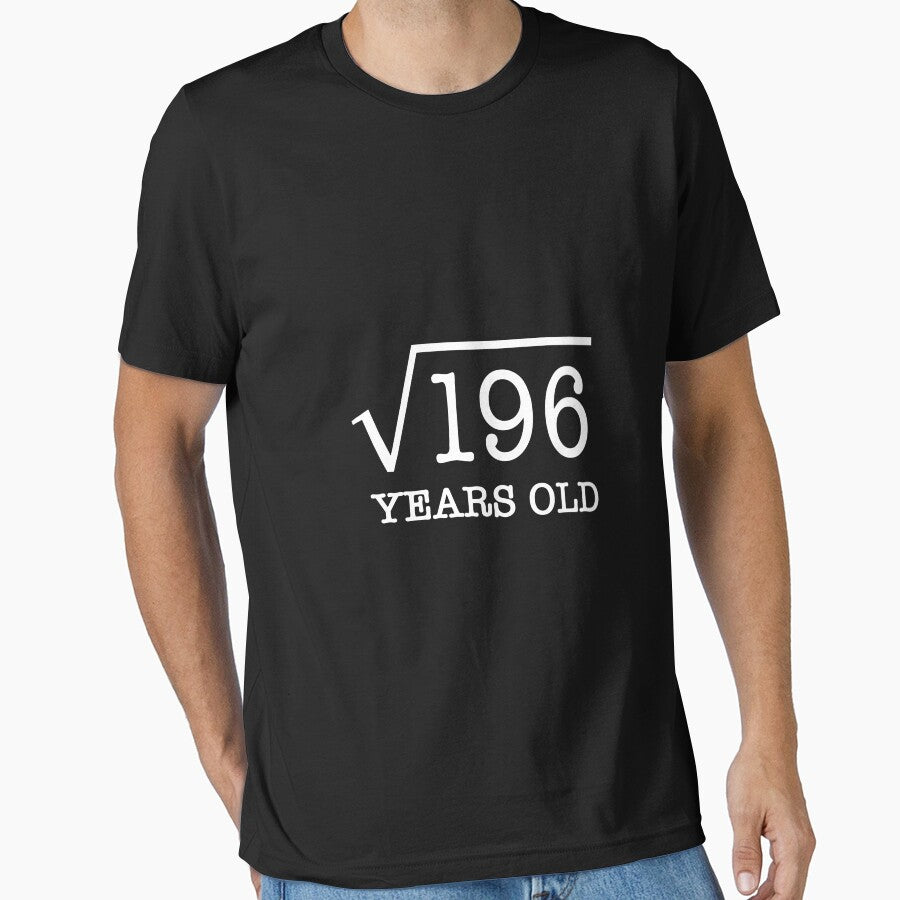Square Root of 196 = 14th Birthday Gift Idea 14 years Long Sleeve T-Shirt by soldeokate
