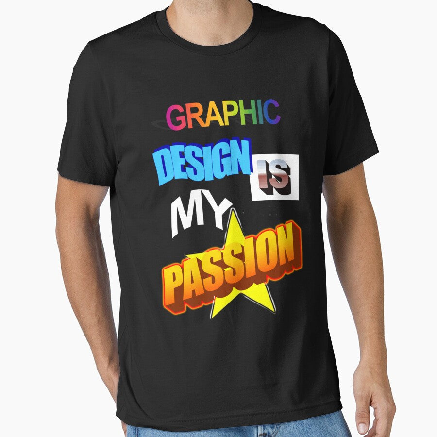 Graphic Design Is My Passion WordArt Pun Meme Classic by srdjansoterar