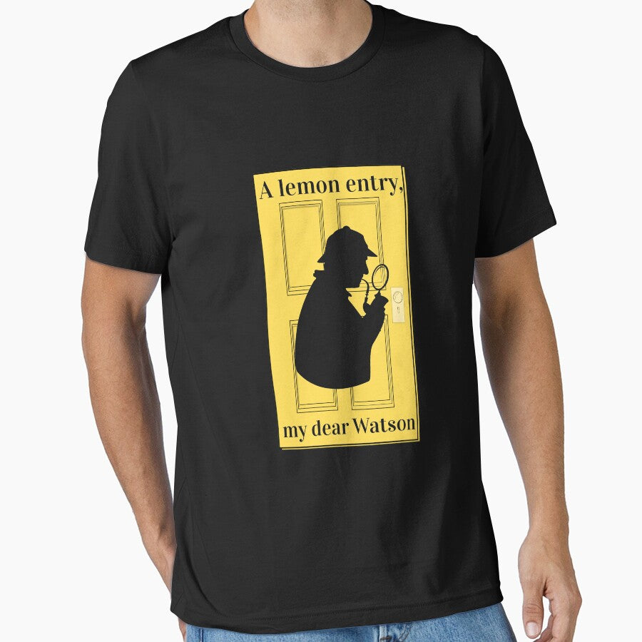 Sherlock Holmes, A Lemon Entry Watson, Funny Pun Gift Long Sleeve T-Shirt by soapeselvi