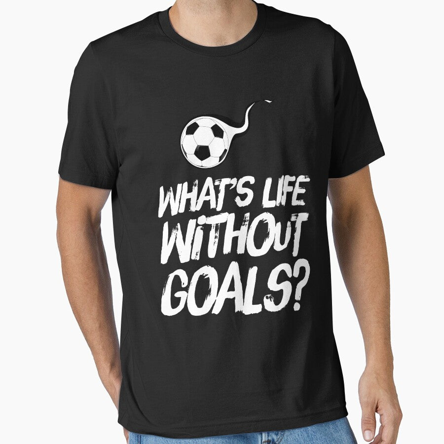 Whats Life Without Goals Funny Soccer by BiagioDeFranco