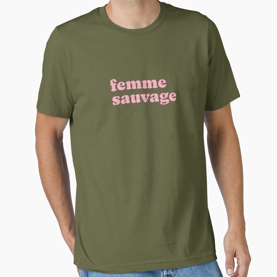 femme sauvage COTTON ROSE outline by bembureda