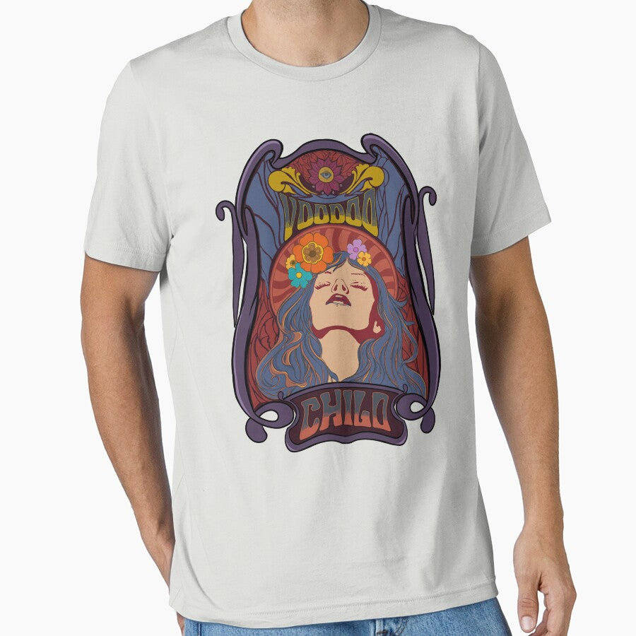 Pyschedelic vintage 60s hippie design - Voodoo child by Yoginath
