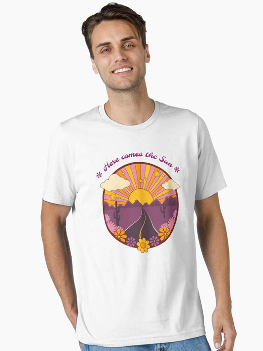 Here Comes the Sun - Retro Roadtrip Essential T-Shirt