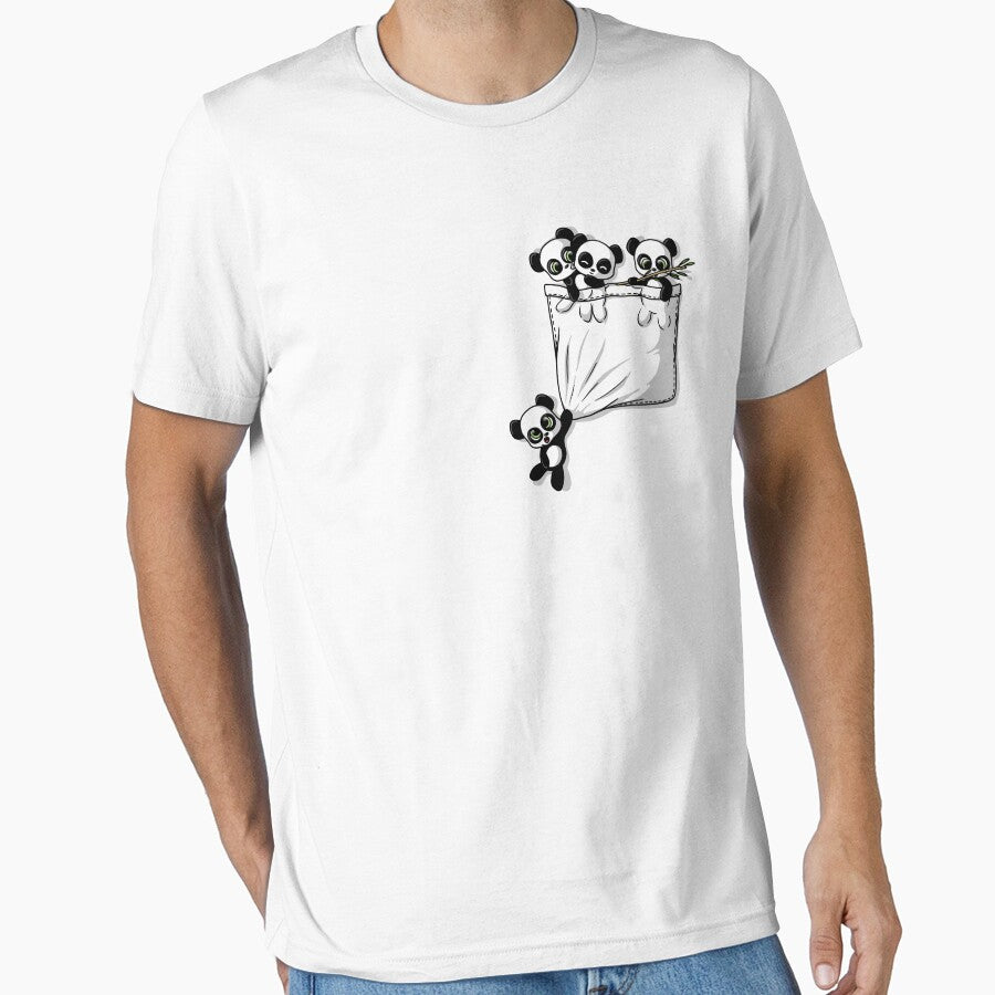 CUTE POCKET PANDAS by Beka Designs