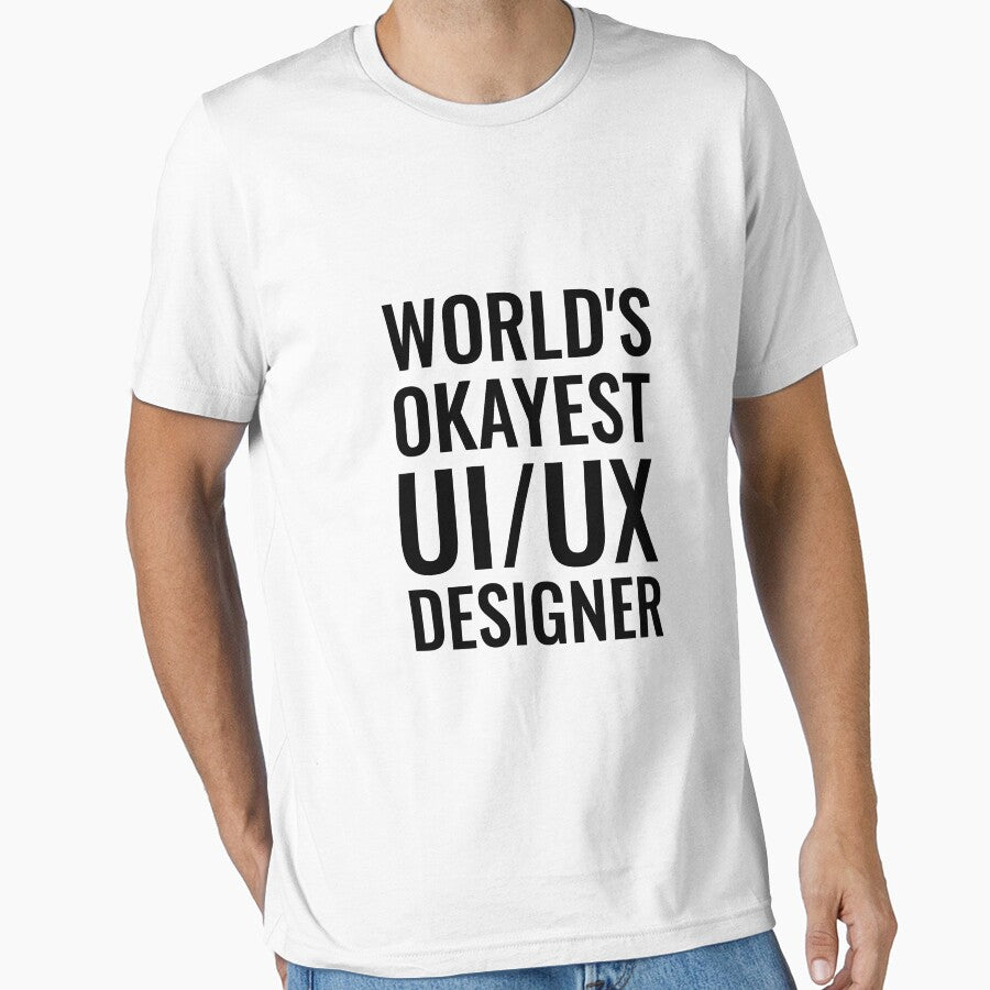 World's Okayest UI/UX Designer (White Version) by GasparArts
