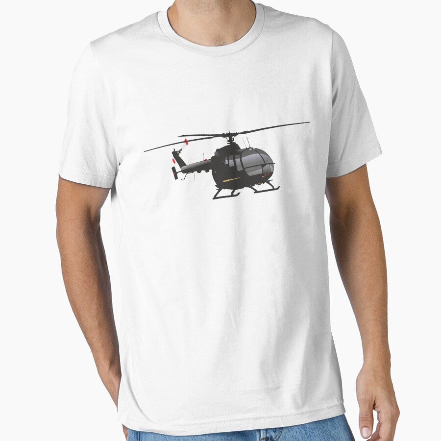 Black German Helicopter Bo105 by NorseTech