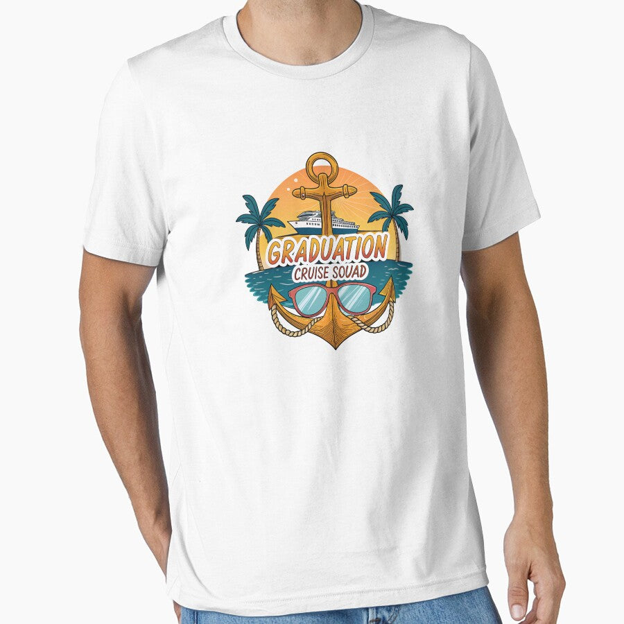 Colorful Graduation Cruise Squad Vacation by Suzy Perez Art