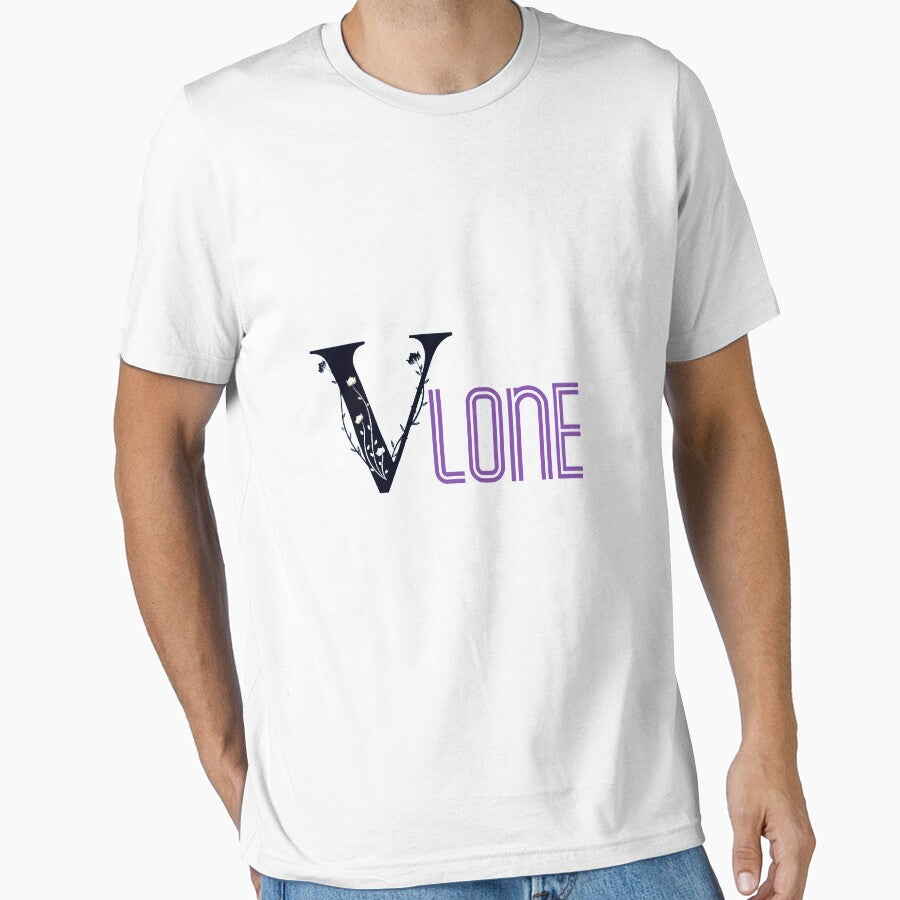Vlotin T-Shirt Big V Men Women Short Sleeve Limited Shirts Personalized Friends Fashion Men's Tee by bigshoop