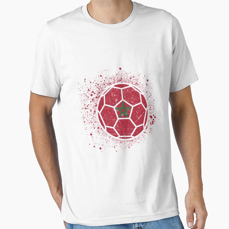 Morocco Fans Morocco Flag World Soccer Jersey Football  Classic by jessiacobakyr