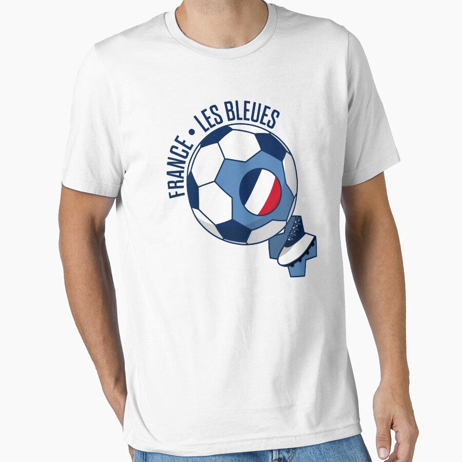 Les Bleues - France - French Flag Soccer / Football Fan by ClickForMore