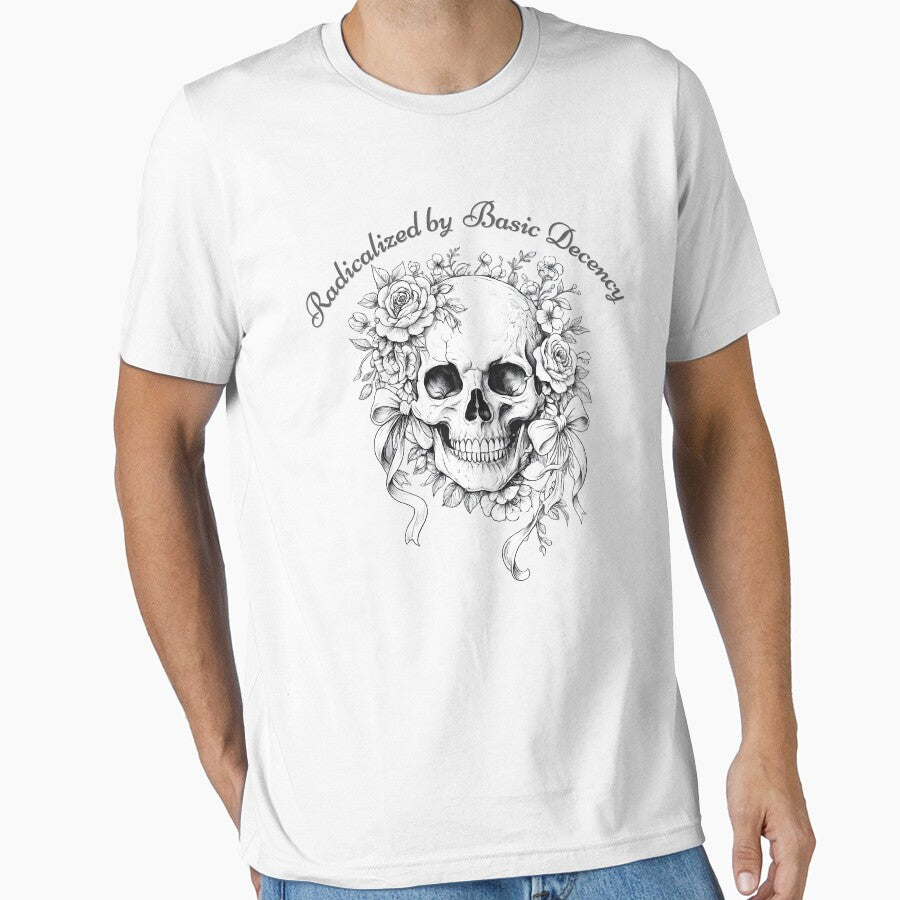 Radicalized by Basic Decency Flowers Skull by TheTimer