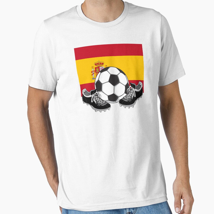 SPAIN FOOTBALL SOCCER FLAG by SportsT-Shirts
