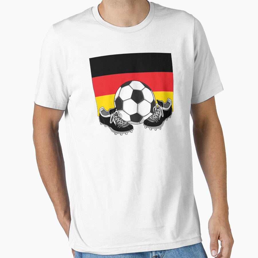 FOOTBALL GERMANY SOCCER GERMAN FLAG by SportsT-Shirts