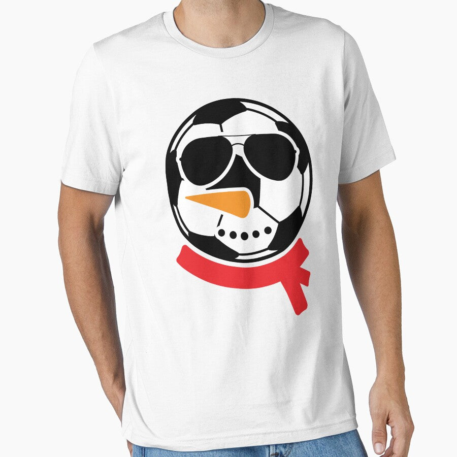 Cool Soccer Snowman Face by Belhbib Art ⭐⭐⭐⭐⭐