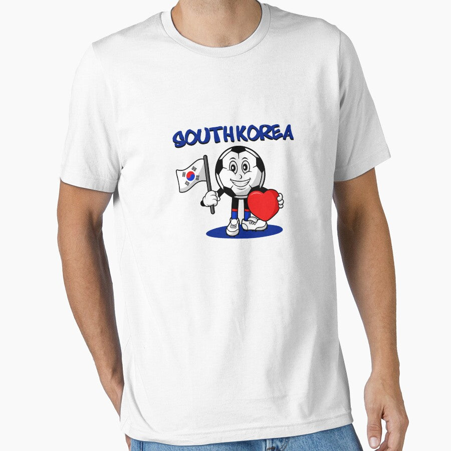 Cute South Korea Football Lover Design by Salukeart