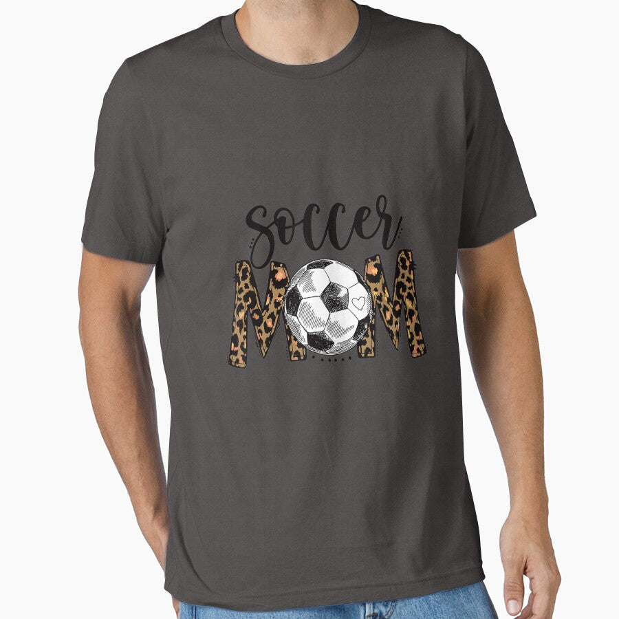 Soccer Mom Cute Mom Life Soccer Game Day Cheer Mom leopard by studiorabit