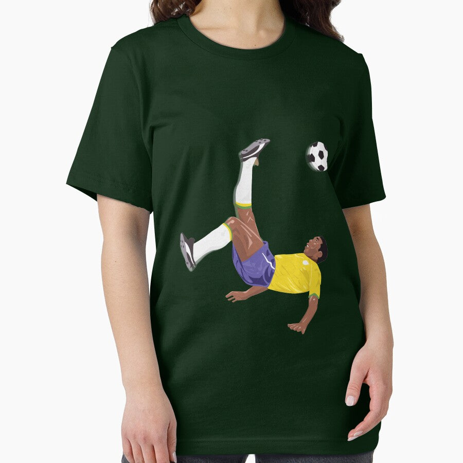 Bicycle Kick - PELE - SOCCER FOOTBALL - BRAZIL - NO TEXT by AMGraphicStudio