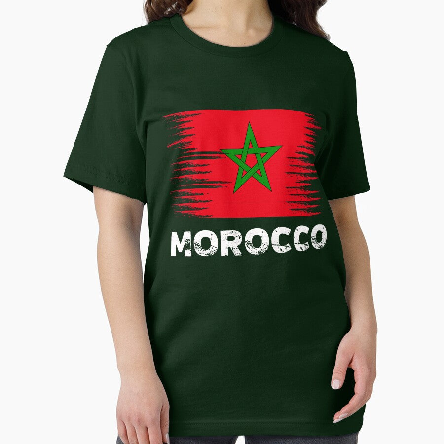 Morocco - Moroccan Flag Art | Sports Soccer Football Gift by melsens
