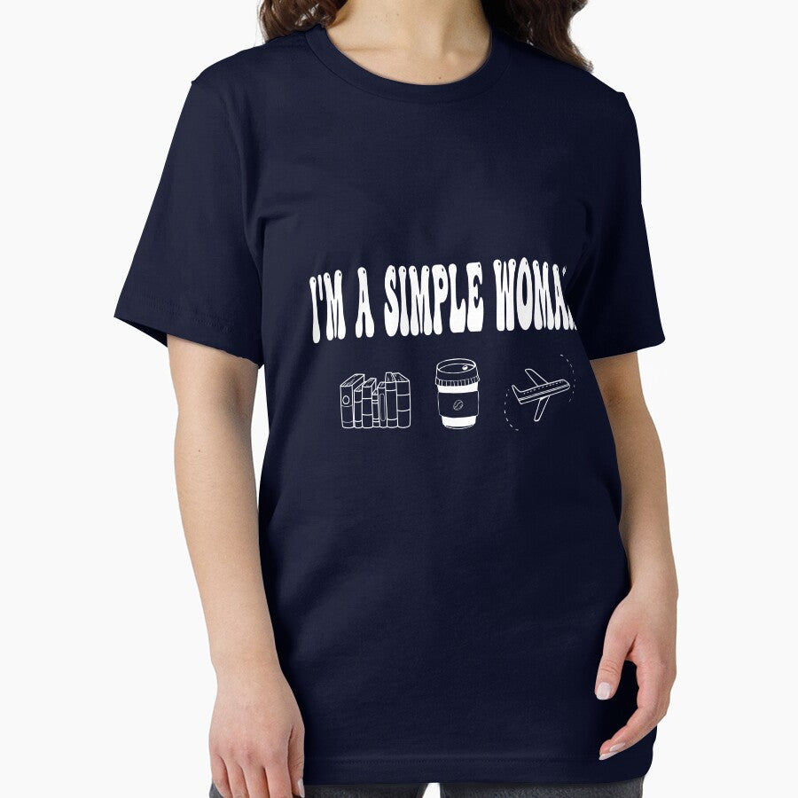 I am A Simple woman - Books, Coffee And traveling Essential T-Shirt by Country-Love