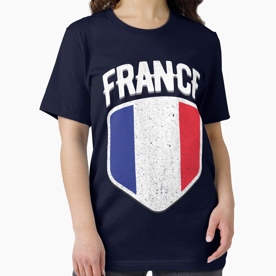 France National Flag World Sport Stadium Fans T Shirt Supporter Jersey Football Cup TShirt by screenworks