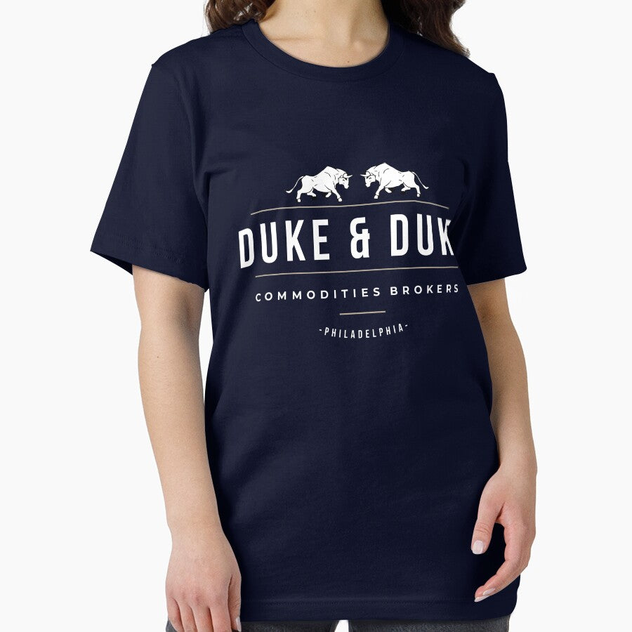 Duke & Duke - Commodities Brokers - modern vintage logo by Primotees