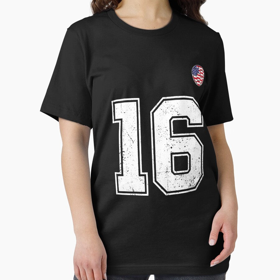 Soccer player Jersey number 16 Usa Fans by RoyesButler