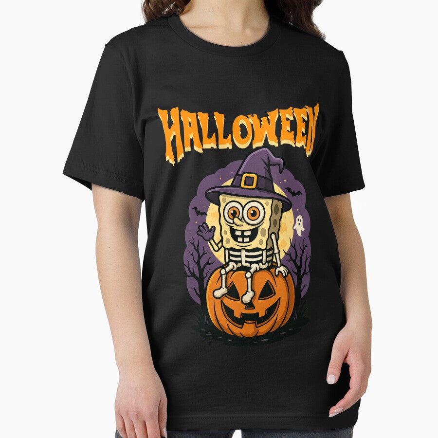 Crewneck Halloween Graphic | SpongeBob Halloween by skkyfaithArtz
