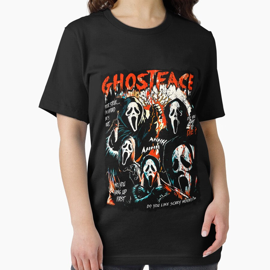 Ghostface Retro 90s Scream Movie Halloween by EstaGutmann