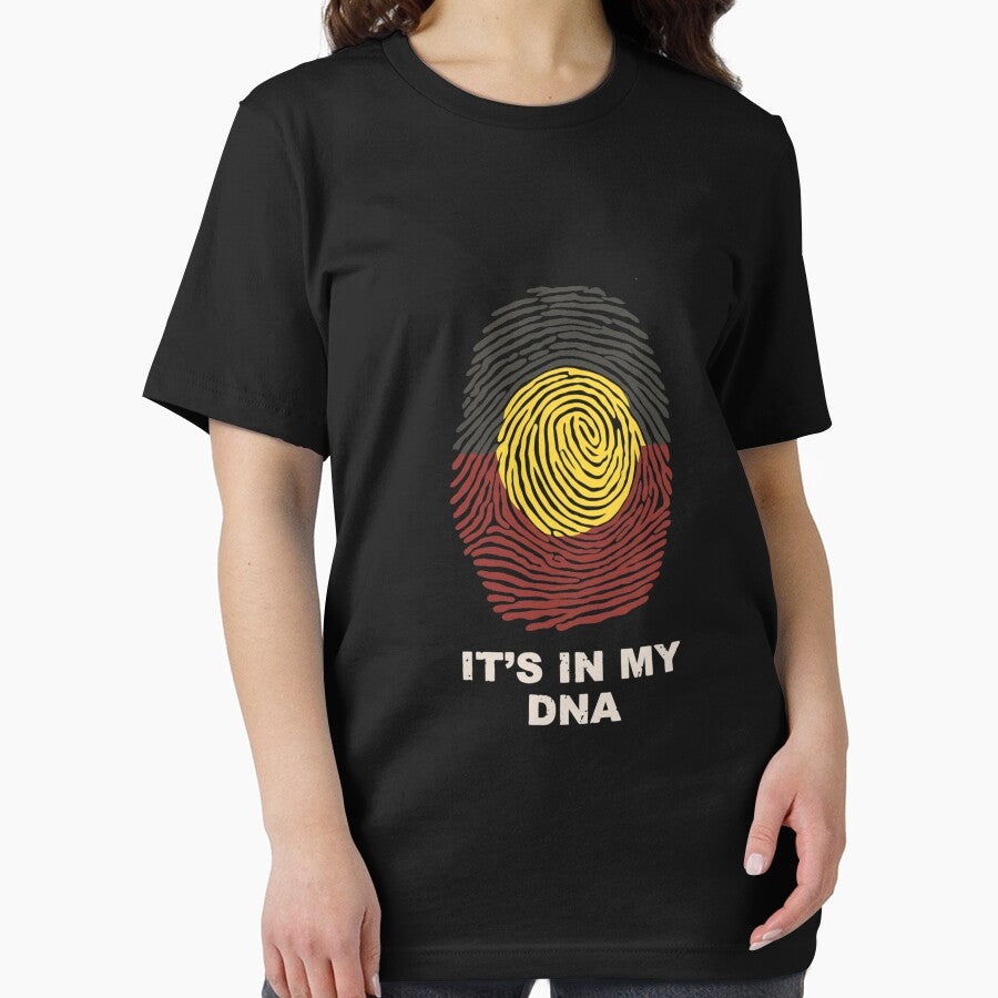 Aboriginal Basic DNA Essential T-Shirt by LeoOsterloher