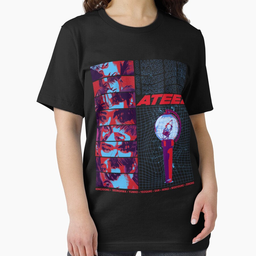 Ateez OT8 Retro Streetwear Inspired Design Classic by SophiJoly