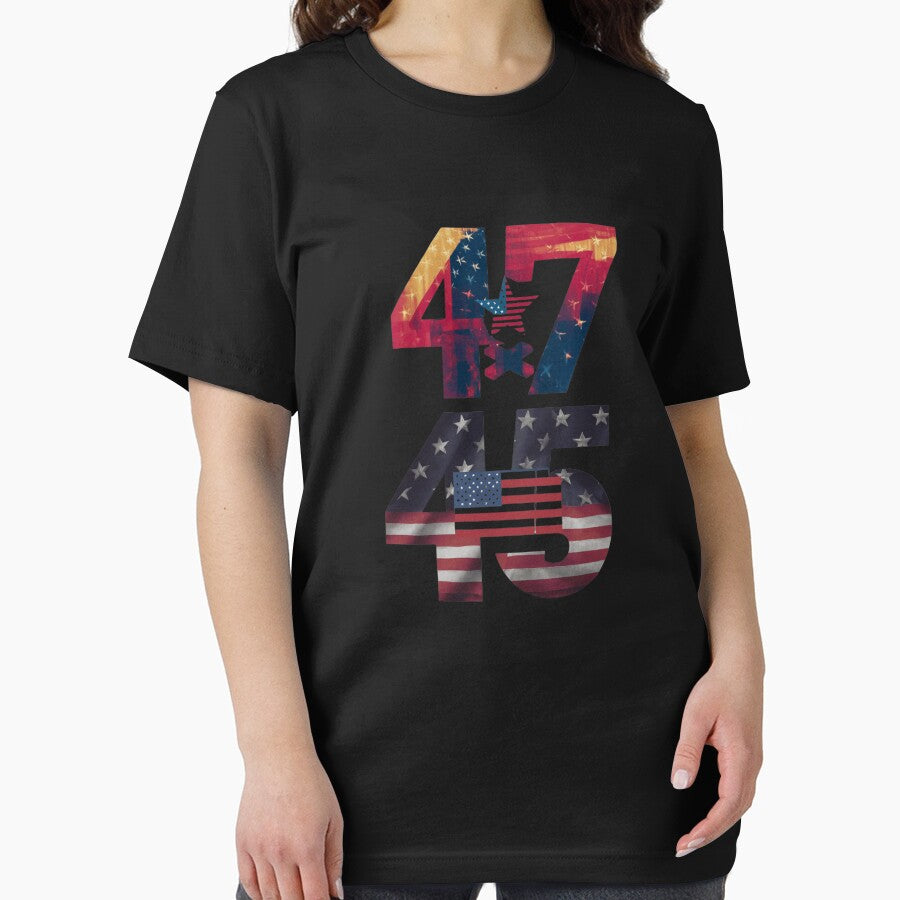 Trump 2024 Vintage T-Shirt - Classic Fit, Crew Neck, Black Adult by SBAR33