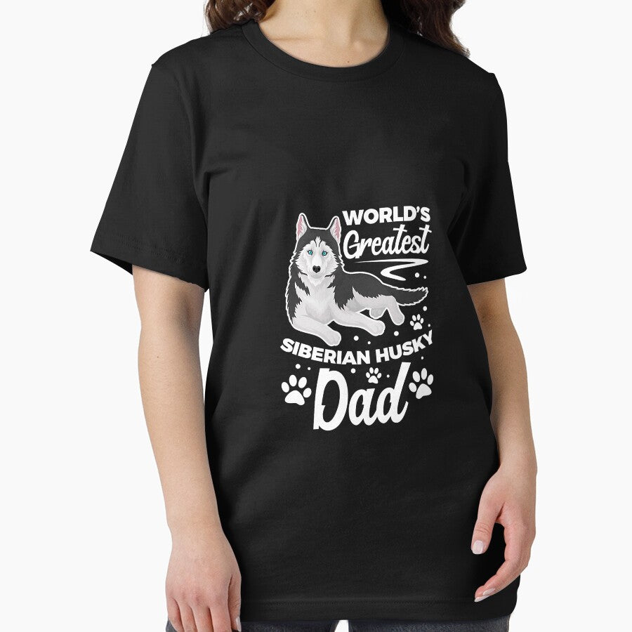Mens Siberian Husky Dad Funny Dog Dad Father's Day Premium by ivinfarris