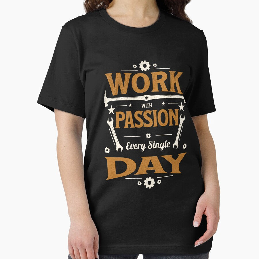 Work with Passion Every Day Motivational Design by pkk72