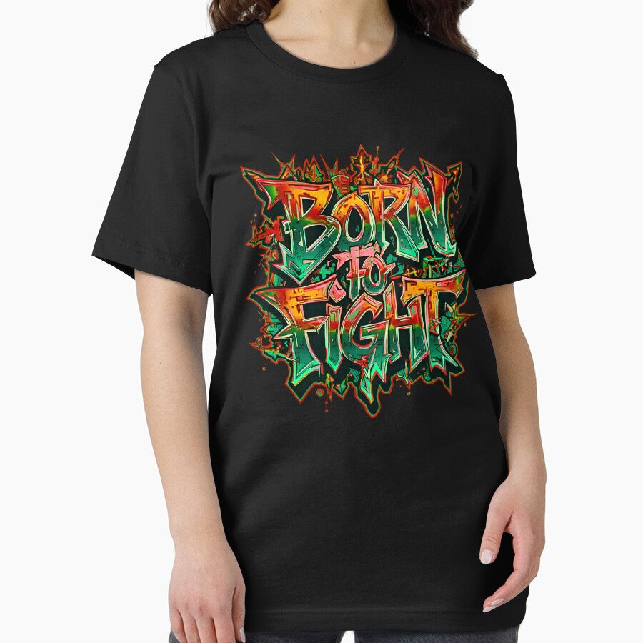 Born to Fight – Urban Streetwear Typography Design by typoinspired
