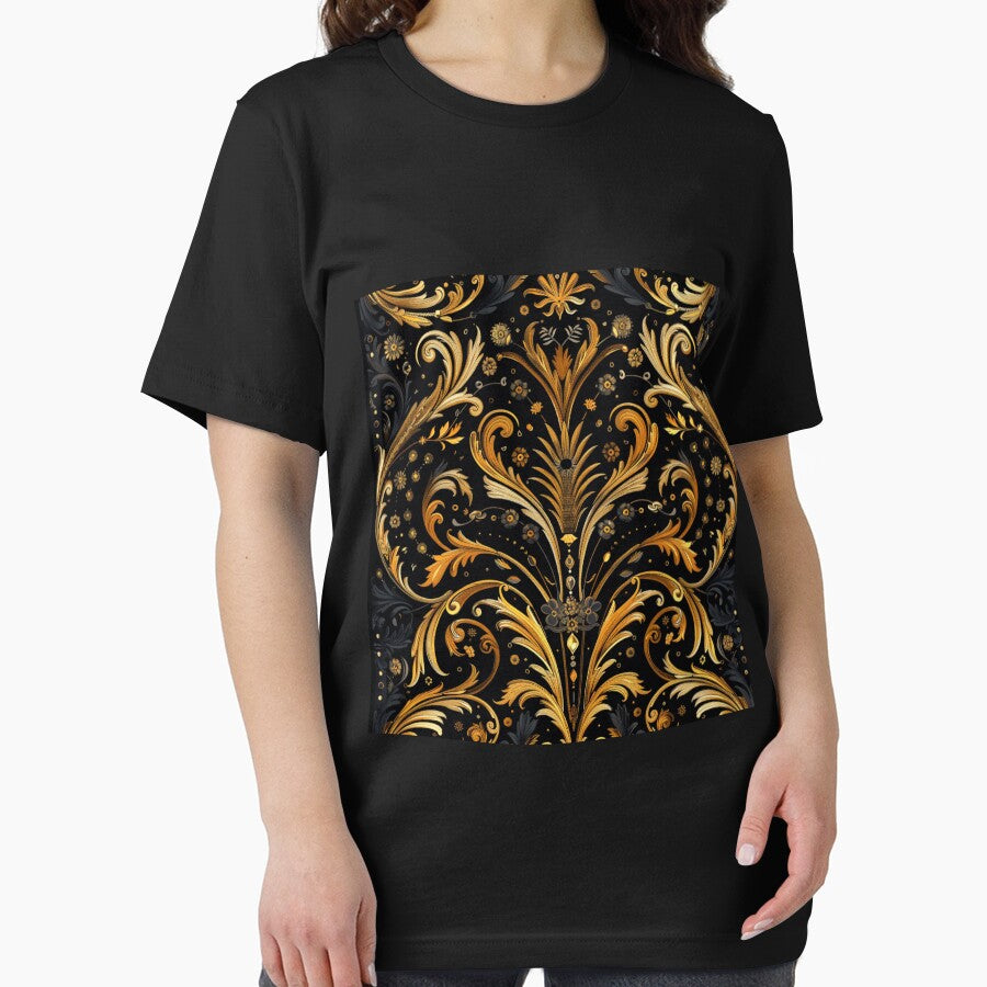 Opulent Chic: Exclusive Designer T-Shirt Design by Ace Apparel  Attire