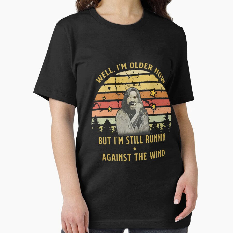 Vintage Well I'm Older Now But I'm Still Runnin Against The Wind by PugPuppyLife