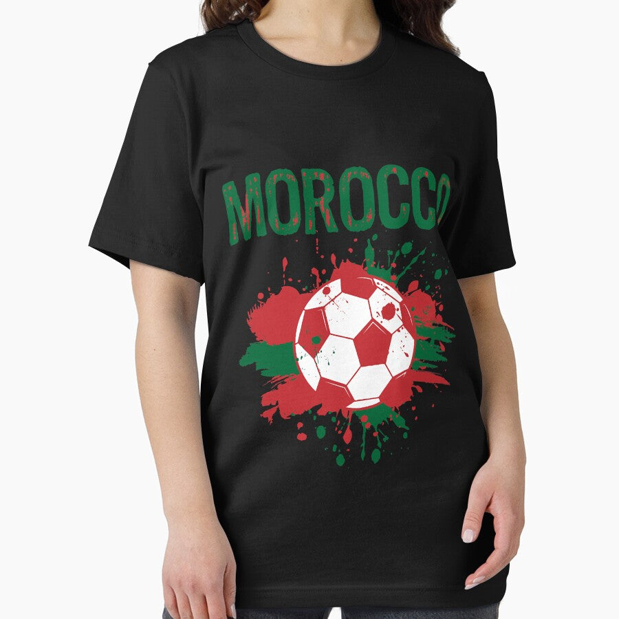 Morocco Soccer T-Shirt Fan Football Gift Cool Funny Quote Morocco Soccer Tee Shirts Essentia by jacksrome6