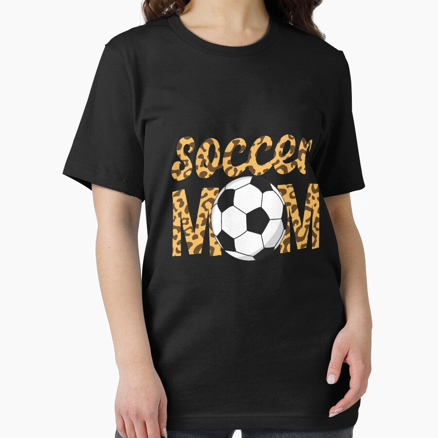 Soccer Mom Mother's Day Youth Leopard Print Soccer Mom Gear by DynamicDesign