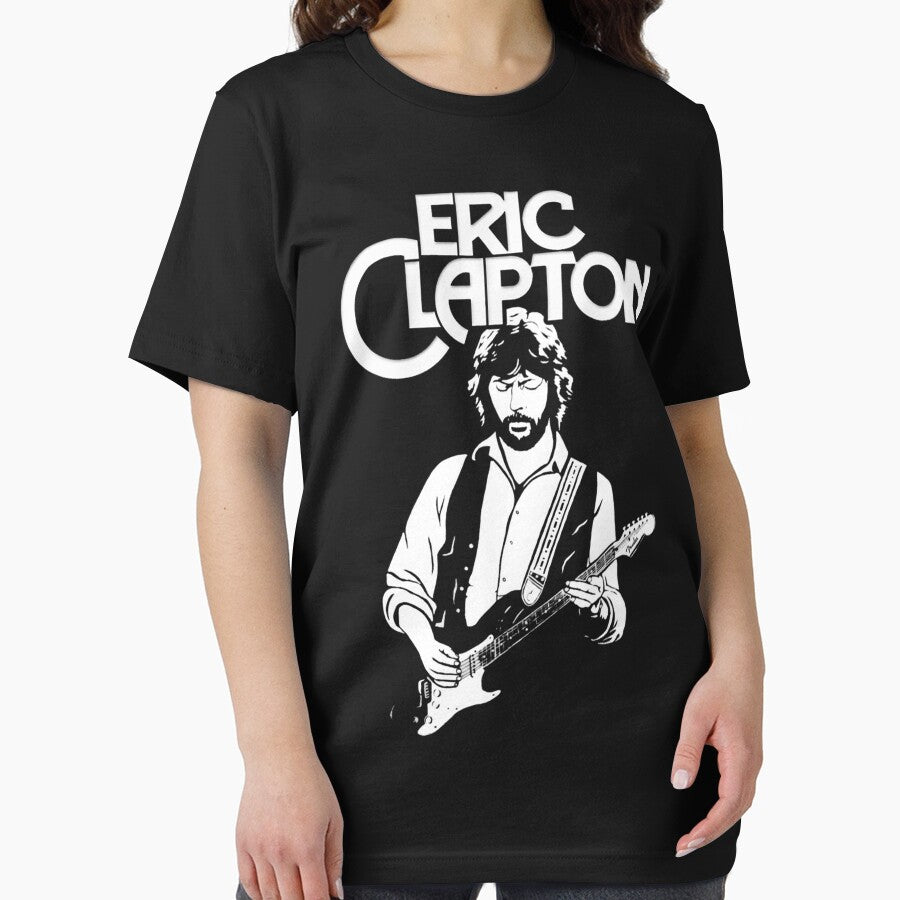 Eric Clapton (Retro Logo) Classic T-Shirt by lillie0misabel
