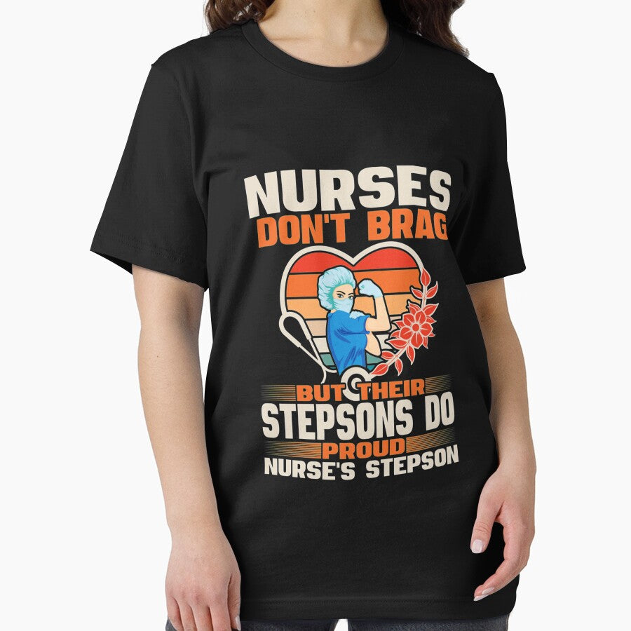 Funny Nurses Dont Brag  Proud Nurse Stepson CNA Stepson Long Sleeve TShirt96 by pennyzella
