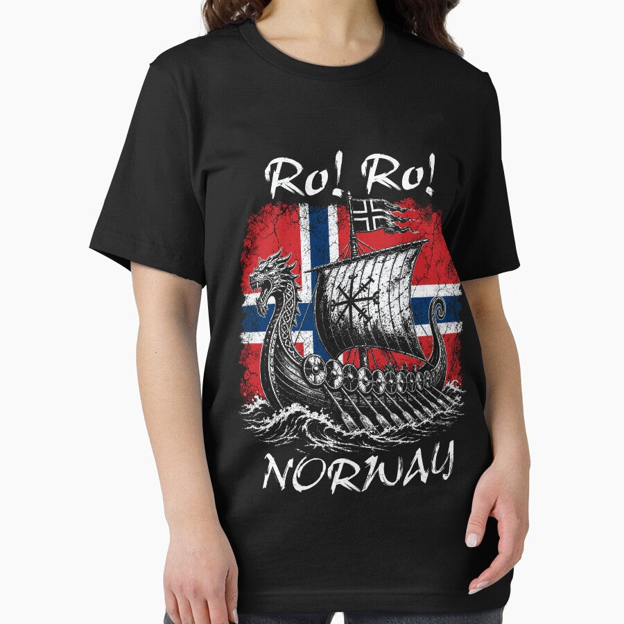 Ro! Ro! Norway Viking Ship Norwegian Flag by kienoy