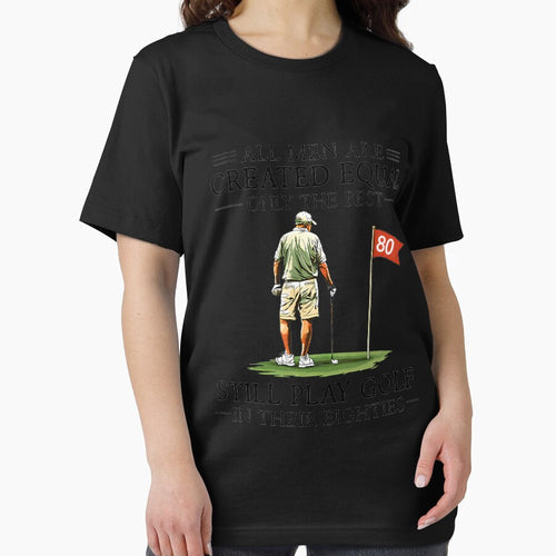 All Men are Created Equal Still Play Golf in Their Eighties Long Sleeve by KathieFaugh